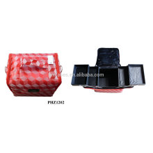 hot sell&waterproof makeup bag with 4 removable trays inside manufacturer